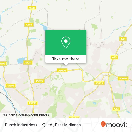 Punch Industries (U K) Ltd. map