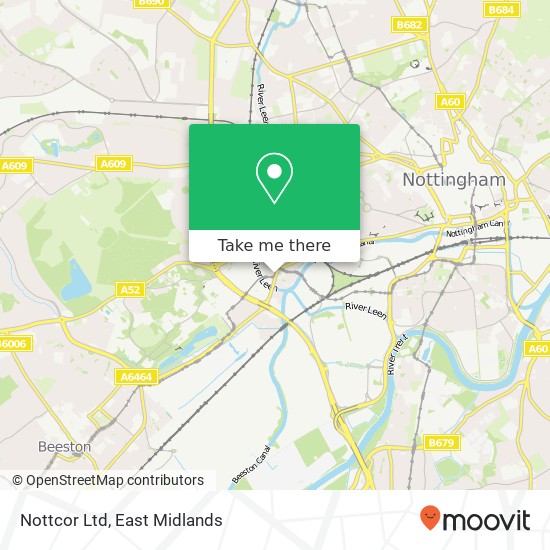 Nottcor Ltd map