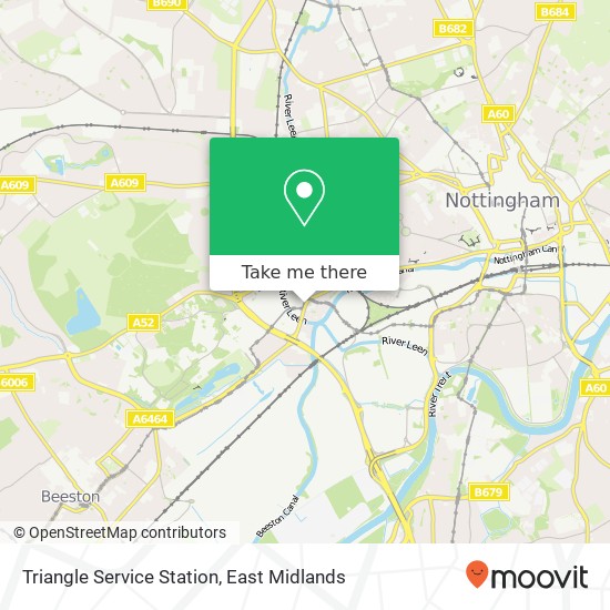 Triangle Service Station map