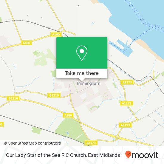 Our Lady Star of the Sea R C Church map