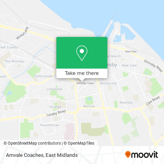 Amvale Coaches map