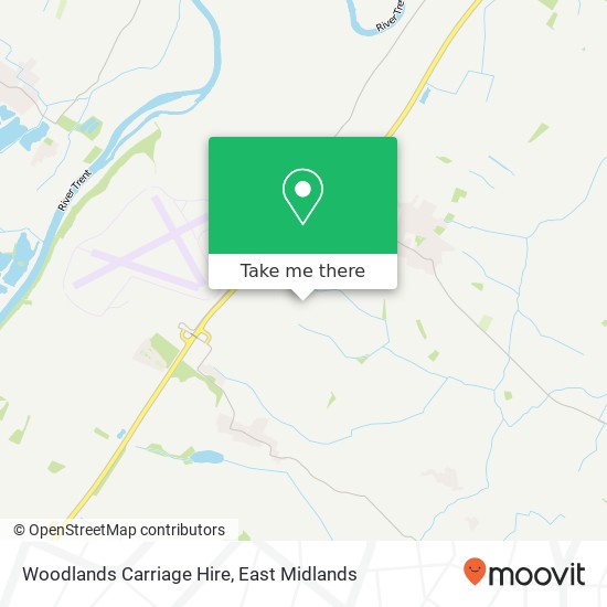 Woodlands Carriage Hire map