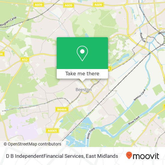 D B IndependentFinancial Services map