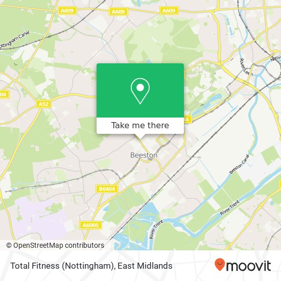 Total Fitness (Nottingham) map
