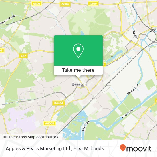 Apples & Pears Marketing Ltd. map