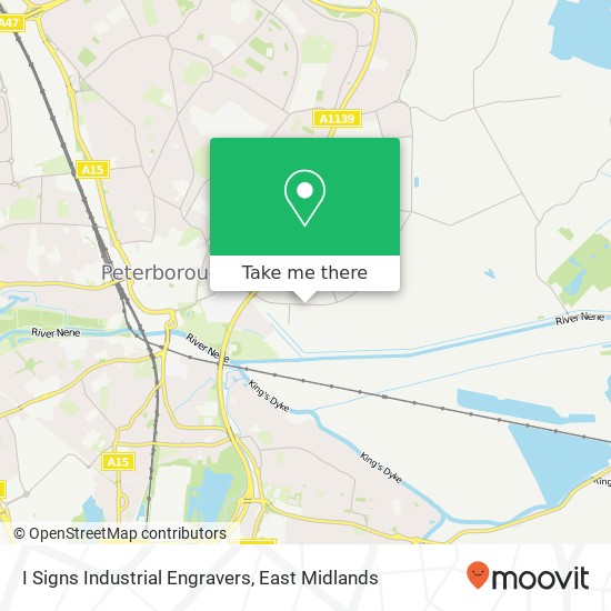 I Signs Industrial Engravers map