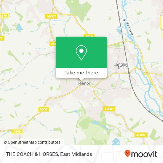 THE COACH & HORSES map