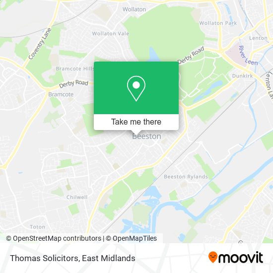 Thomas Solicitors map
