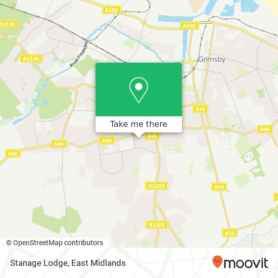Stanage Lodge map