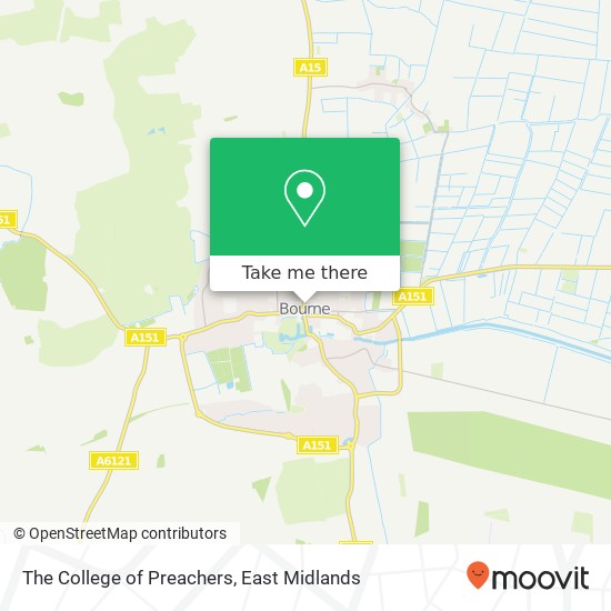 The College of Preachers map
