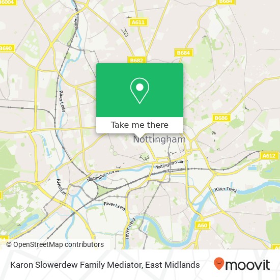 Karon Slowerdew Family Mediator map