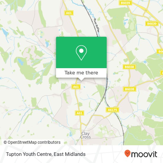 Tupton Youth Centre map