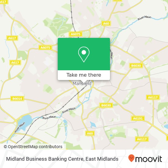 Midland Business Banking Centre map