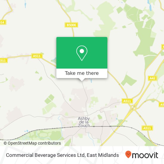 Commercial Beverage Services Ltd map