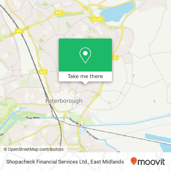 Shopacheck Financial Services Ltd. map