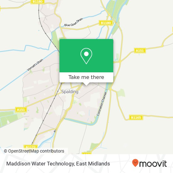 Maddison Water Technology map