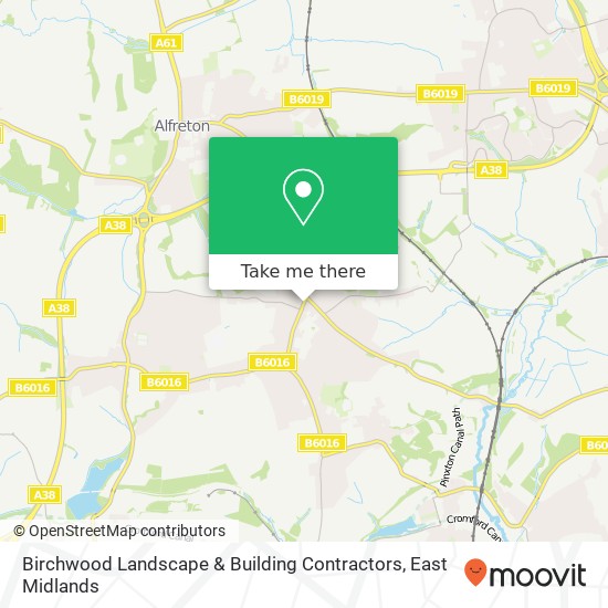 Birchwood Landscape & Building Contractors map