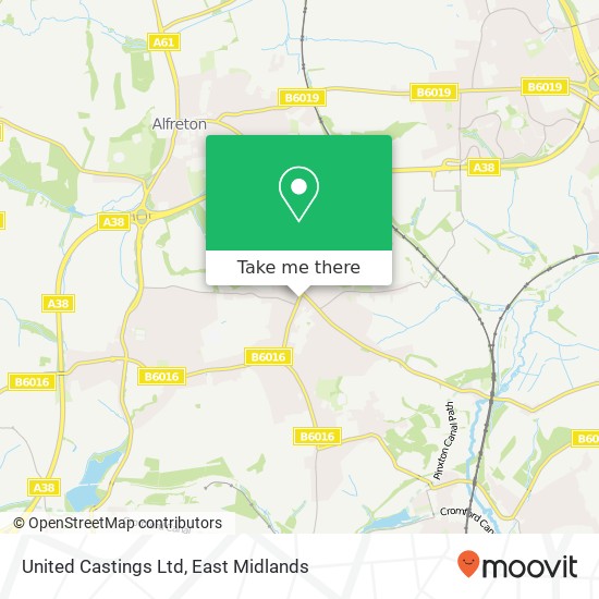 United Castings Ltd map