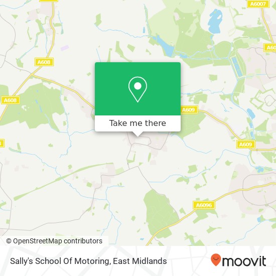 Sally's School Of Motoring map
