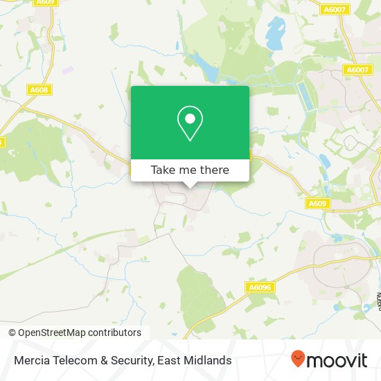 Mercia Telecom & Security map