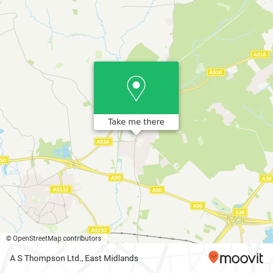A S Thompson Ltd. map