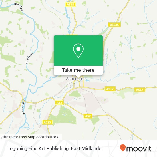 Tregoning Fine Art Publishing map