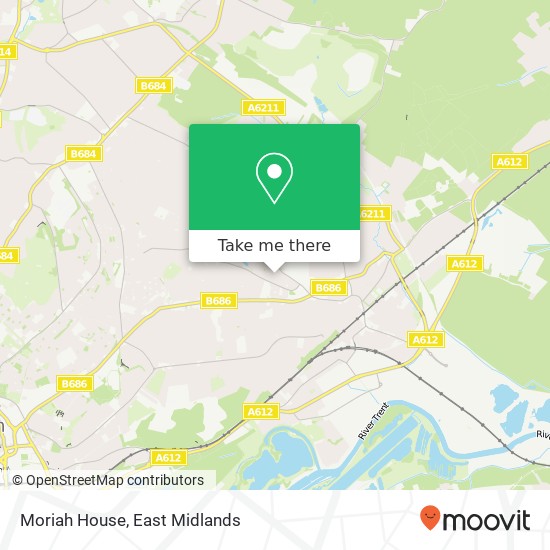 Moriah House map