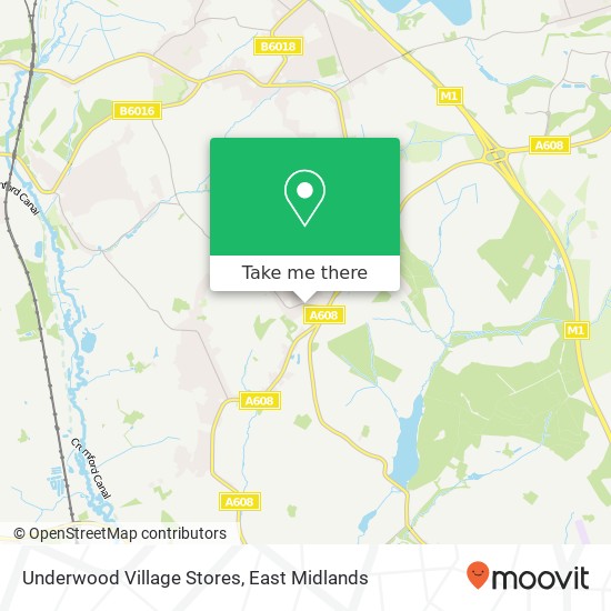 Underwood Village Stores map