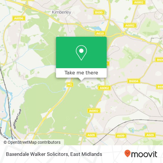 Baxendale Walker Solicitors map