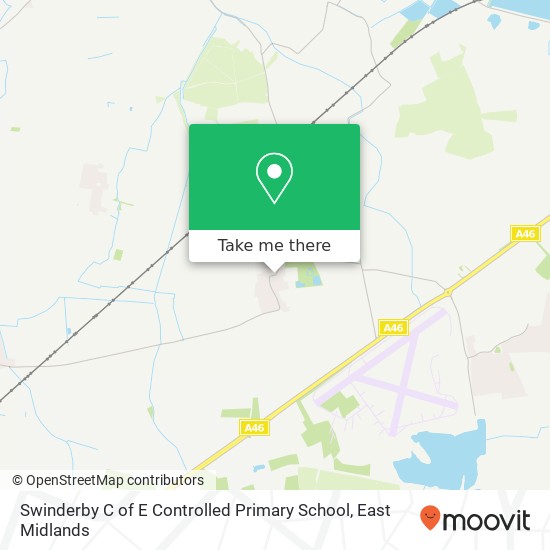 Swinderby C of E Controlled Primary School map