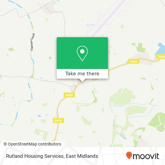 Rutland Housing Services map