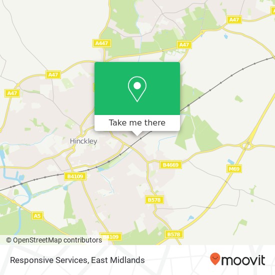 Responsive Services map