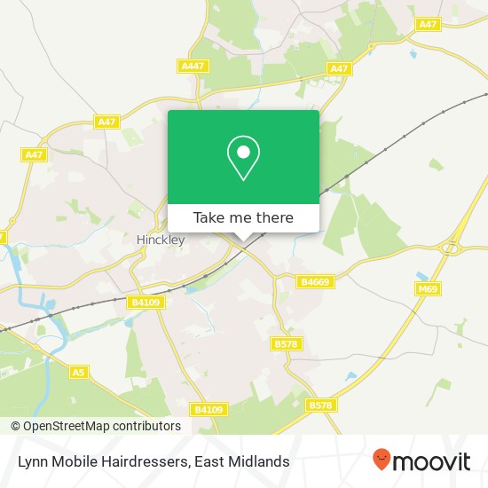 Lynn Mobile Hairdressers map