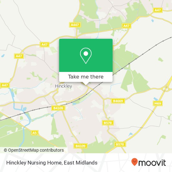 Hinckley Nursing Home map