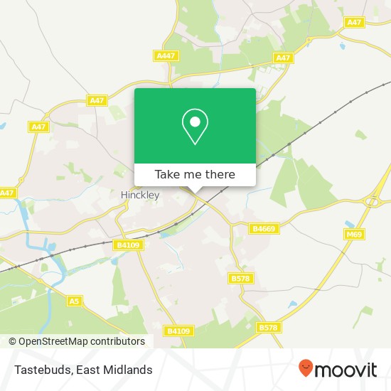 Tastebuds map