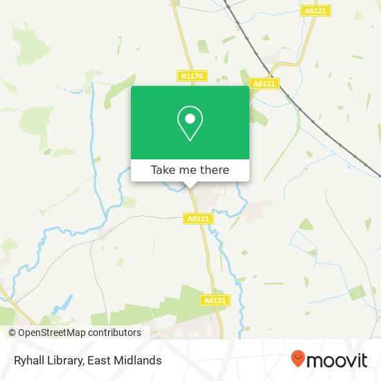 Ryhall Library map