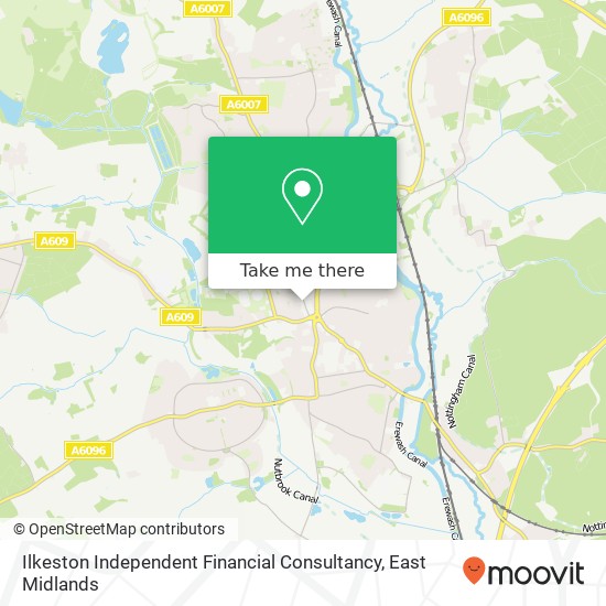 Ilkeston Independent Financial Consultancy map