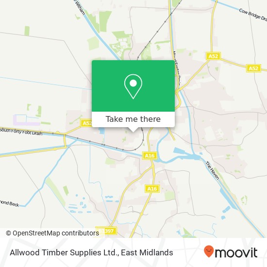 Allwood Timber Supplies Ltd. map