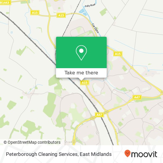 Peterborough Cleaning Services map