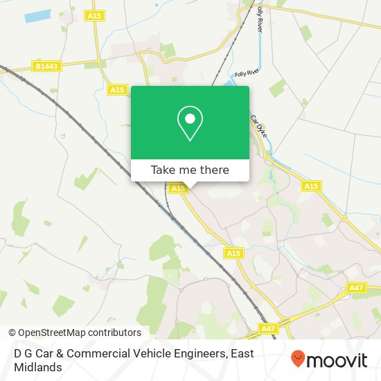 D G Car & Commercial Vehicle Engineers map