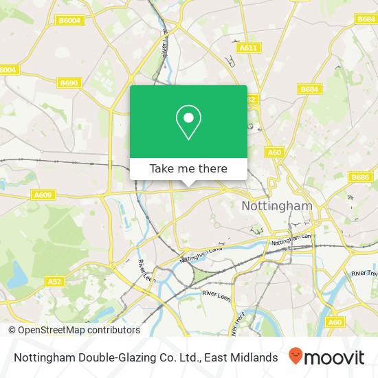 Nottingham Double-Glazing Co. Ltd. map