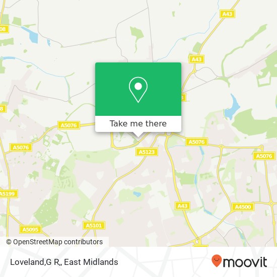Loveland,G R, map