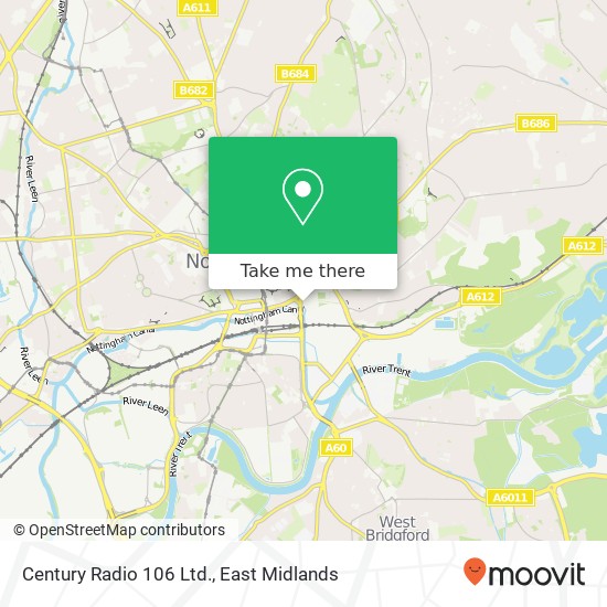 Century Radio 106 Ltd. map