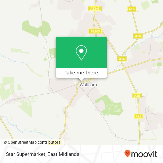 Star Supermarket map