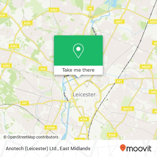 Anotech (Leicester) Ltd. map