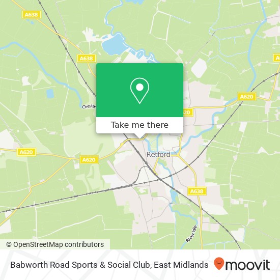 Babworth Road Sports & Social Club map