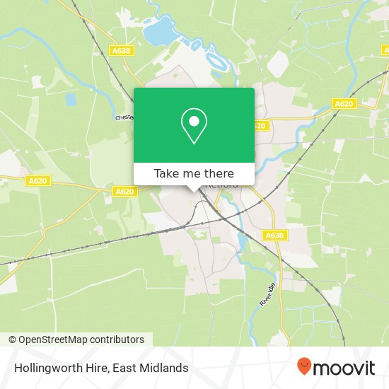 Hollingworth Hire map