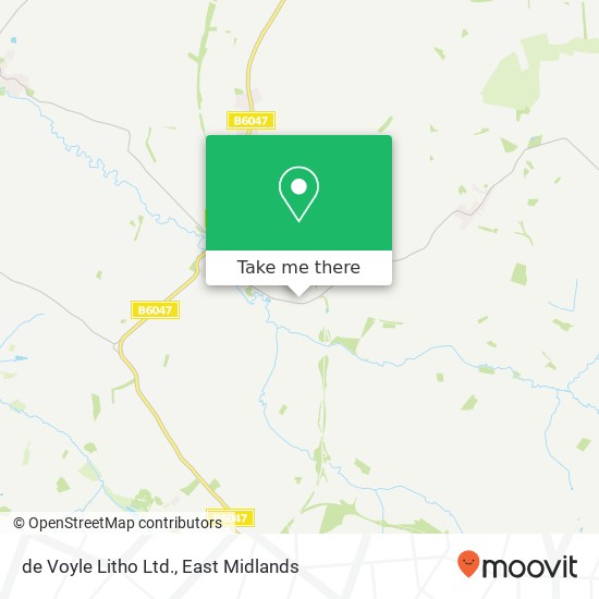 de Voyle Litho Ltd. map