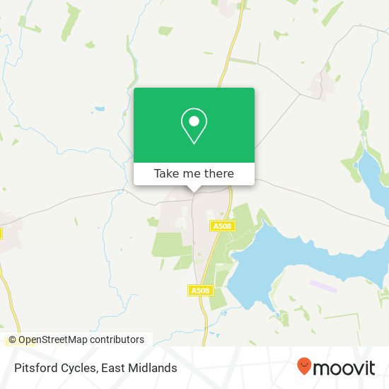Pitsford Cycles map