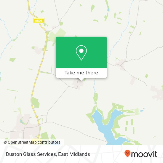 Duston Glass Services map